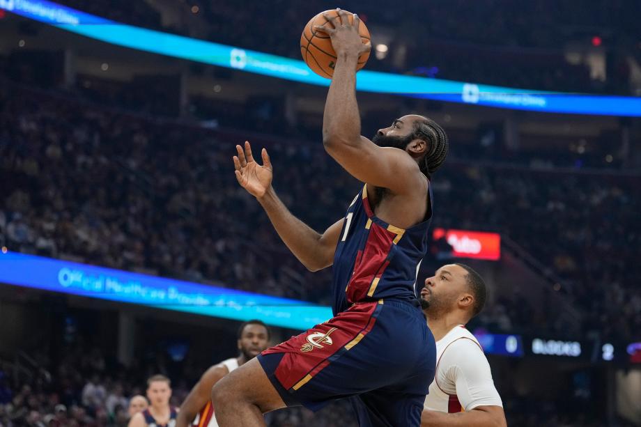 World Cup官方-斯特鲁斯29+8哈登17+14 骑士149-128复仇热火